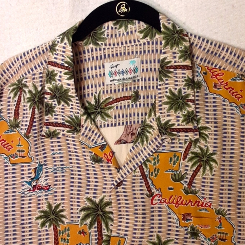 Vintage Hawaiian Shirt Reyn Spooner XXL California print